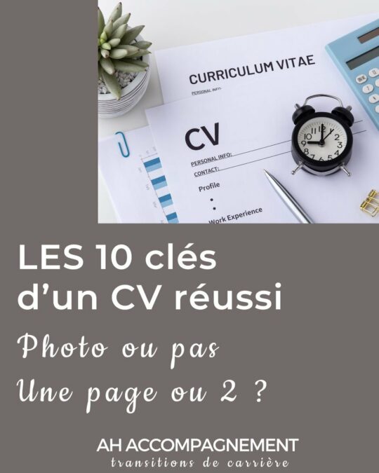 les 10 cles d'un cv reussi