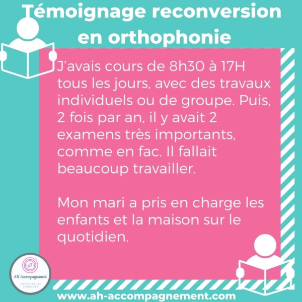 Reprendre ses études pour reconversion d'orthophoniste