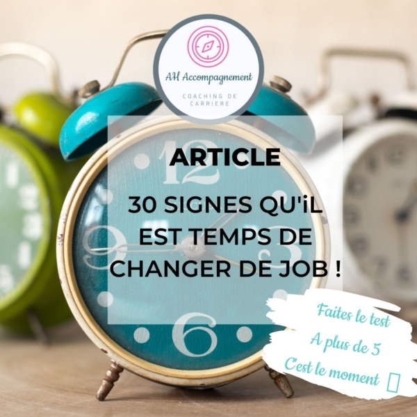 article 30 signes temps de changer