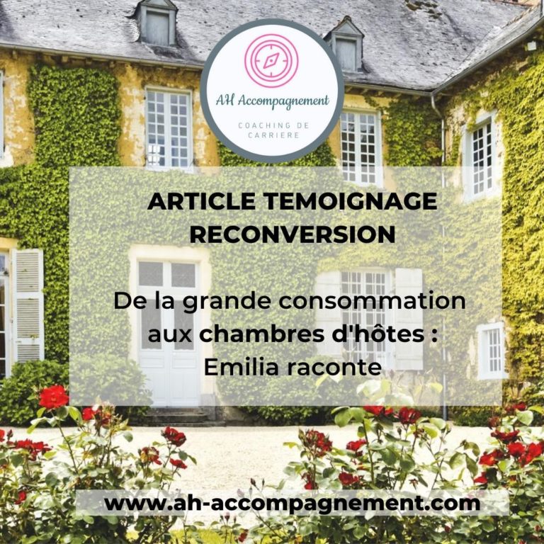 article témoignage reconversion chambre d'hotes