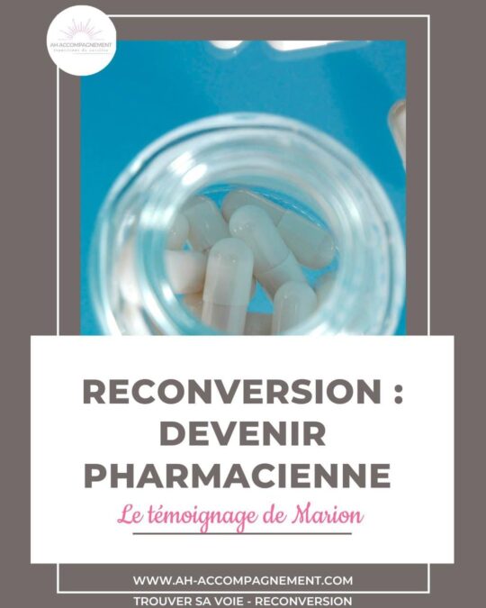 RECONVERSION PHARMACIE TEMOIGNAGE